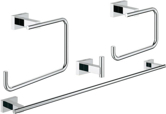 Grohe Σετ Αξεσουάρ Μπάνιου Μεταλλικό Ασημί