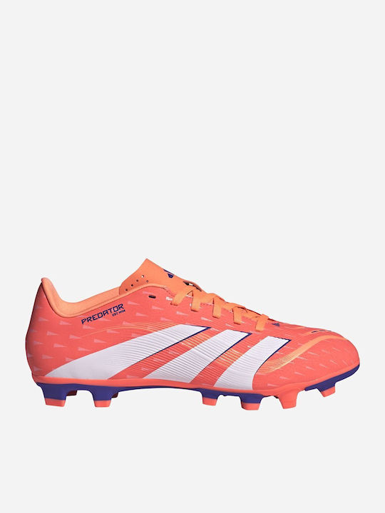 adidas Predator Club FG/MG Football Shoes with Cleats Orange
