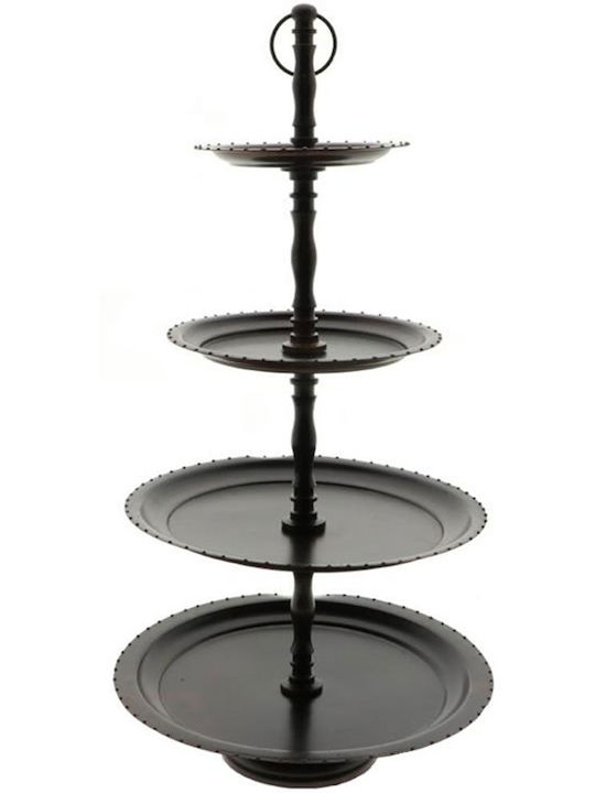 Atmosphera Morano Metallic Tiered Appetizer Sta...