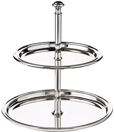 Dessert Tower Stand Silver Ø16cm