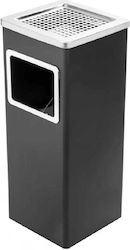 Temno Metallic Waste Bin 40lt Black