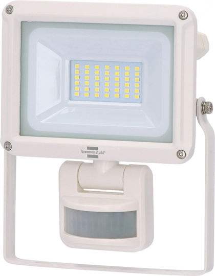 Brennenstuhl Waterproof LED Flood Light 20W Cold White 6500K With Motion Sensor IP65