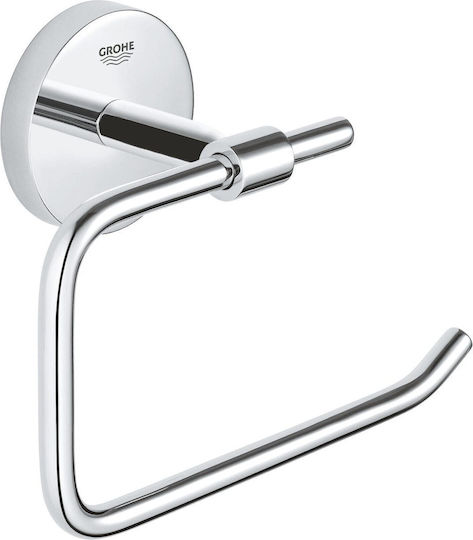 Grohe Wandmontierter Metallischer Papierhalter Silber