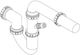 Grohe 42617000 Kitchen Sink Drain Abs Dishwasher Connection White