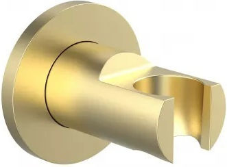 Roca Wand Rund A5b1350va0 Duschkopfhalter Offen Universell Mattes Messing