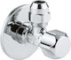 Grohe 22029000 Angle Valve Faucet 1/2 X 3/8 Length Compensation Chrome