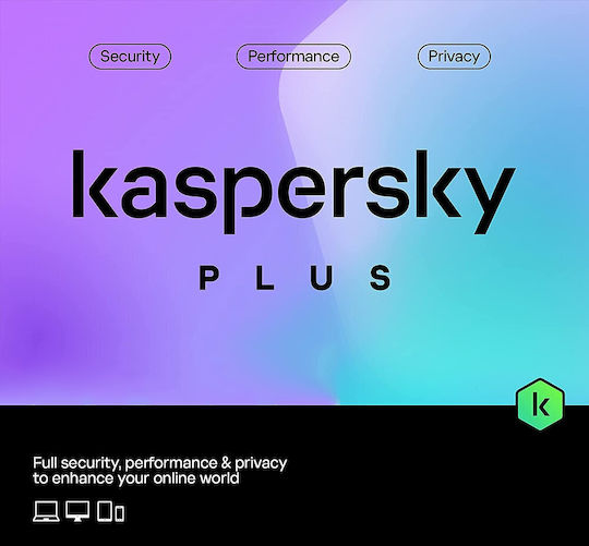 Kaspersky Plus 2024 pentru 5 Dispozitive și 1 An de Utilizare (Licență Electronică)