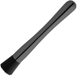 Quirlen & Bar-Stößel 23cm Edelstahl 18/10 Schwarzes Gunmetal