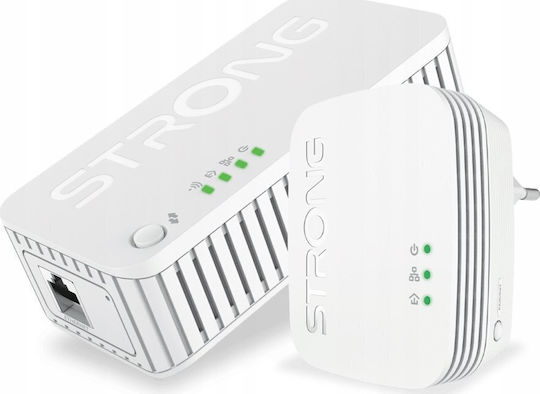 Strong 1000 Duo Wi-Fi Mini Powerline pentru Conexiune Wireless și Port Gigabit Ethernet