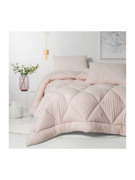 Cottonbox Set Pilotă Single 160x200cm Roz 4buc