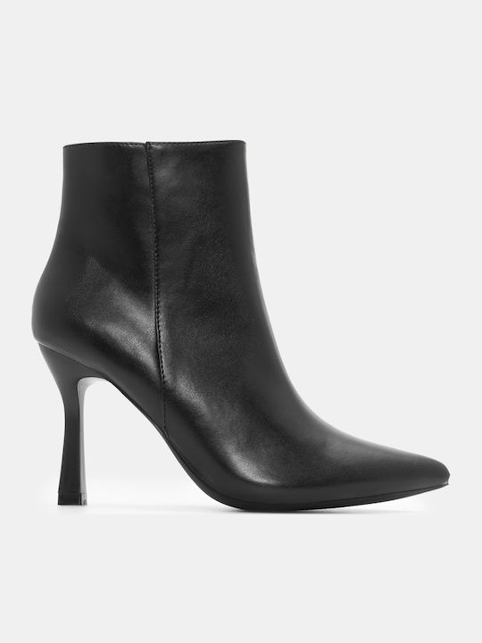 Leather Women's Ankle Boots Black