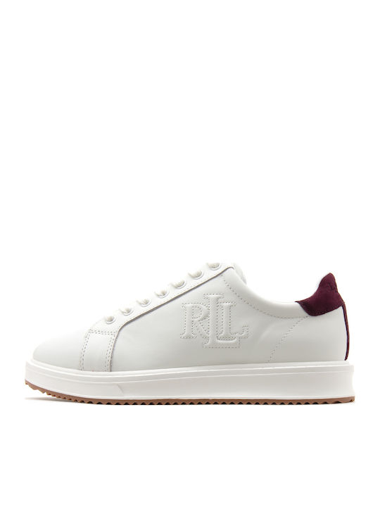 Ralph Lauren Γυναικεία Sneakers Λευκά