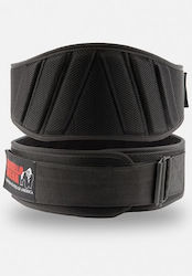Gorilla Wear 6 Inch Padded Mesh Weight Lifting Belt Black
