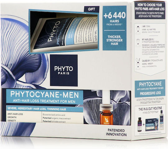 Phyto Set de îngrijire a părului împotriva căderii părului cu Șampon