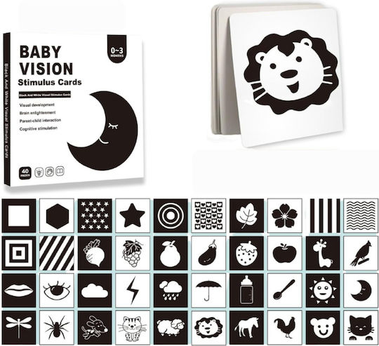 Visual Stimulation Cards Infants 0–3 Months – Black & White