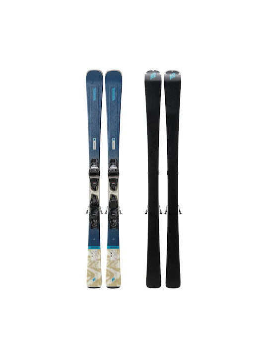 K2 Ski Schuhe in Hellblau Farbe mit Bindungen
