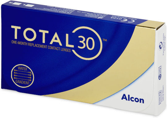 Alcon Total 30 2 Monatlich Kontaktlinsen Silikon-Hydrogel mit UV-Schutz