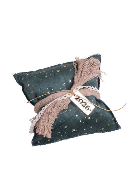 Beauty Home Christmas Decorative Pillow Square Green