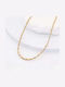 Charmy Chain Neck Spiral made of Steel Gold-plated Thin Thickness 1mm and Length 39cm