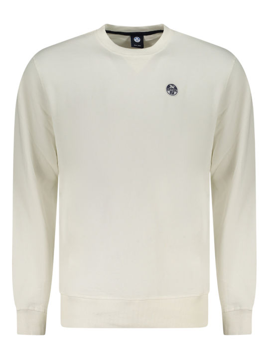 Sweatshirt with Hood Ecru