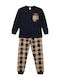 Minerva Kids Winter Pajama Navy Blue