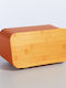 Nef-Nef Homeware Brotkorb mit Deckel Metall Orange 34.5x19x17cm