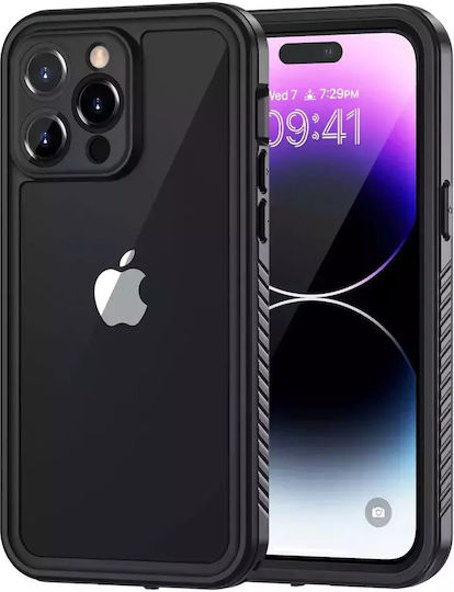 Задна корица Силикон Водоустойчив Черен (iPhone 14 ProNokia 1.3)