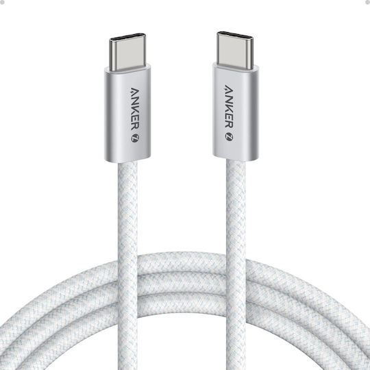 Кабел Anker Zolo USB-C USB-C 240W 1,8m Бял