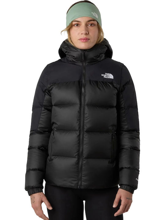 Diablo Women's Puffer Jacket for Winter with Hood Tnf Black Heather-tnf Black