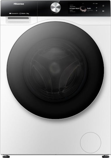 Hisense Пералня 12кг 1400 Оборота ConnectLife WF7S1247BW
