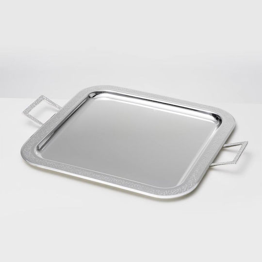 Pantazelos Creations Hochzeits Tablett Inox Silber