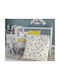 MayHome Set Kids Duvet Cover Semi-double with Pillowcase Cotton Yellow 180x240cm