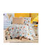 MayHome Baby Duvet Cover Set With Pillowcase Beige 120x160cm
