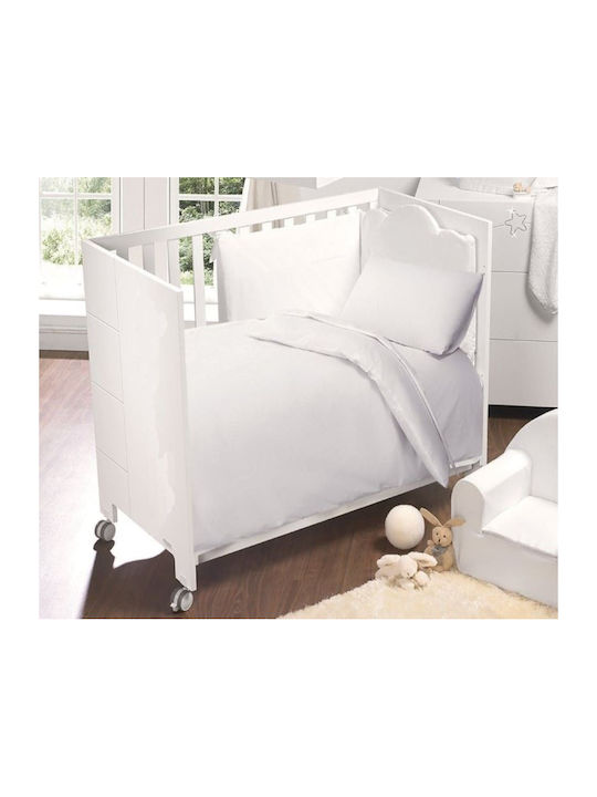 MayHome Bettdecke Für Krippe Baumwolle Weiß 120x160cm