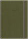 Next Velvet Daily Agenda 2026 Green Leather 14x...