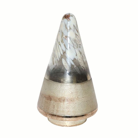 Christmas Decorative Glass Tree 17cm Silver