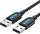 Vention USB 2.0 Cablu USB-A - USB-A Negru 0.5m COJBD