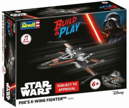 Star Wars Poe's X-wing Fighter Sound Build & Play Model Set