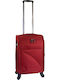 Forecast Reisekoffer Kabine Rot mit 4 Räder Höhe 55cm