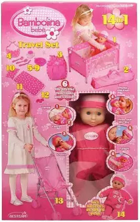 Just Toys Бебешка кукла 35.56 см.
