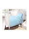 MayHome Baby Sheet Cradle Cotton Light Blue 80x120cm