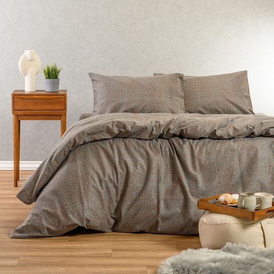 Melinen Keshia Подредба Чаршафи Единични 170x260см Сив (3 Бройки)