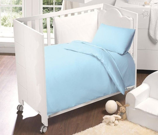 MayHome Детска калъфка за възглавница от 100% памук Blue 30x40см.