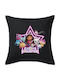 Gabby Dollhouse Dollhouse Pillow Black 100% Cotton Filling Included 50x50cm
