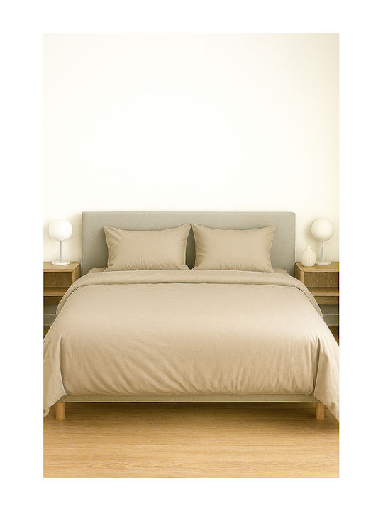 Τ180 Σεντόνι King Size 275x290εκ. Μπεζ