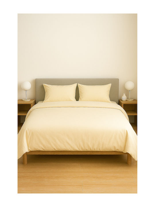 Τ180 Σεντόνι King Size 275x290εκ. Εκρού