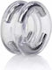 Penisring California Exotic 058386 10-246 Support Plus Doppelter Ring Doppelter Unterstützung 4,5 cm Transparent