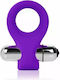 Penis Ring Vibrating Bullet Calexotics 077547 10-355 7 Functions Elastic 2.5 Cm Purple