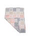 Kamtex Baby Blanket Cot Fleece Pink 90x120cm