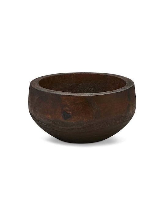 Yuk Servierschüssel Rund Hölzernes mit Durchmesser 34cm